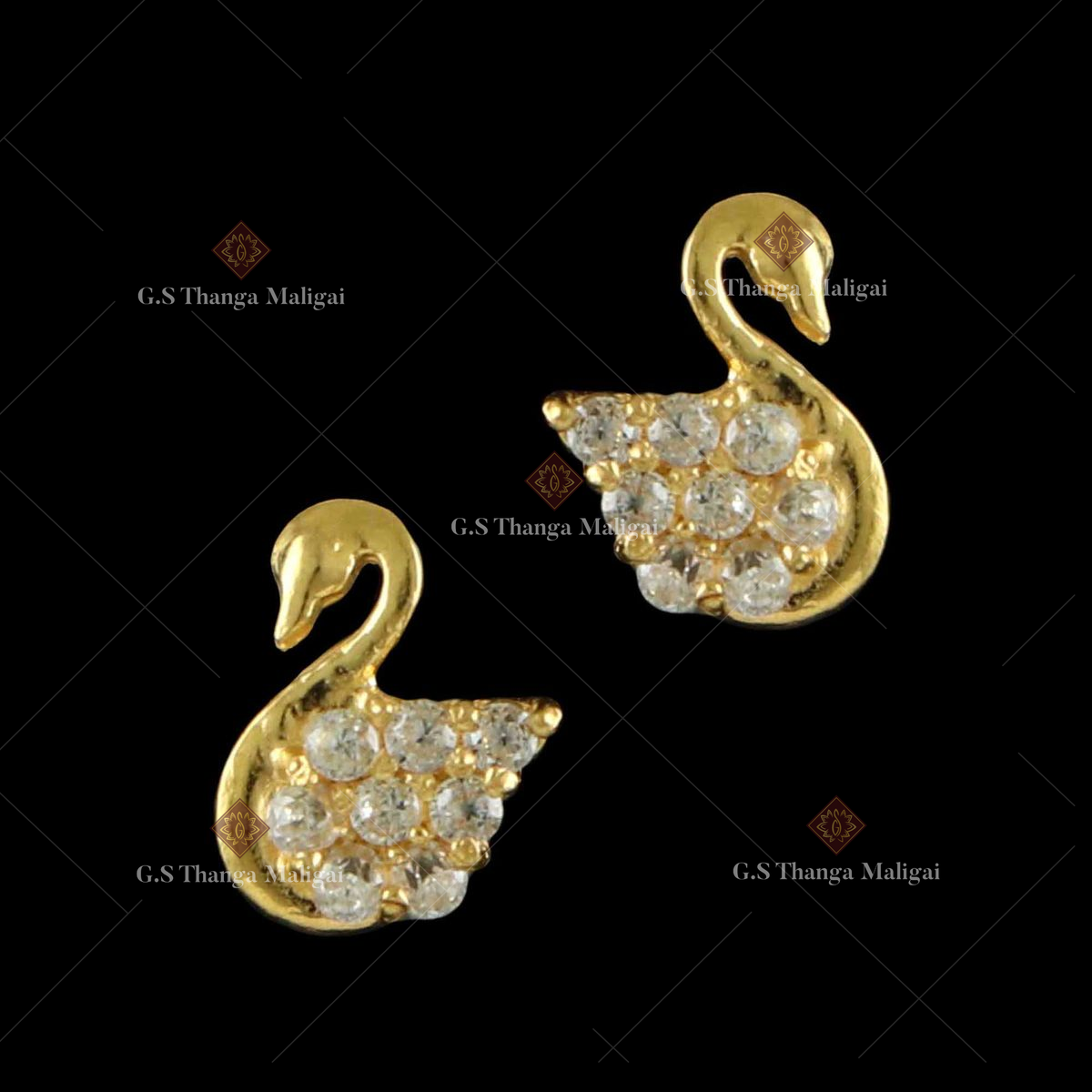 Buy Online Amazing Gold Colour Duck Hanging Design Earring for Girls and  Women – One Stop Fashion