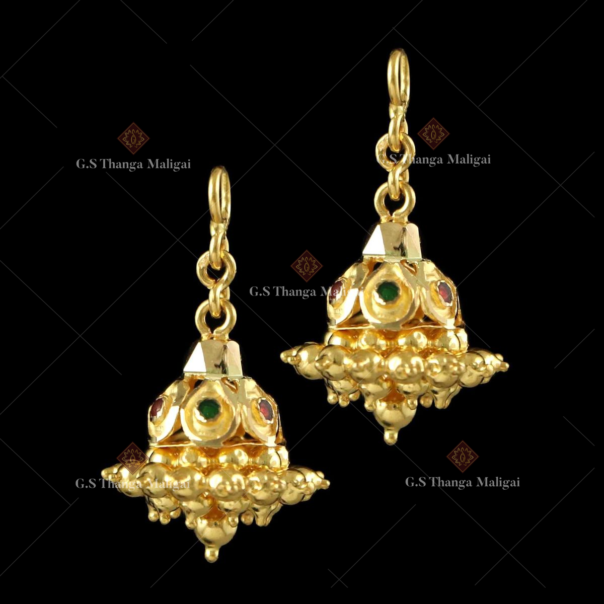 22kt Gold Heart Shape Earring Set - Wishque | Sri Lanka's Premium Online  Shop! Send Gifts to Sri Lanka