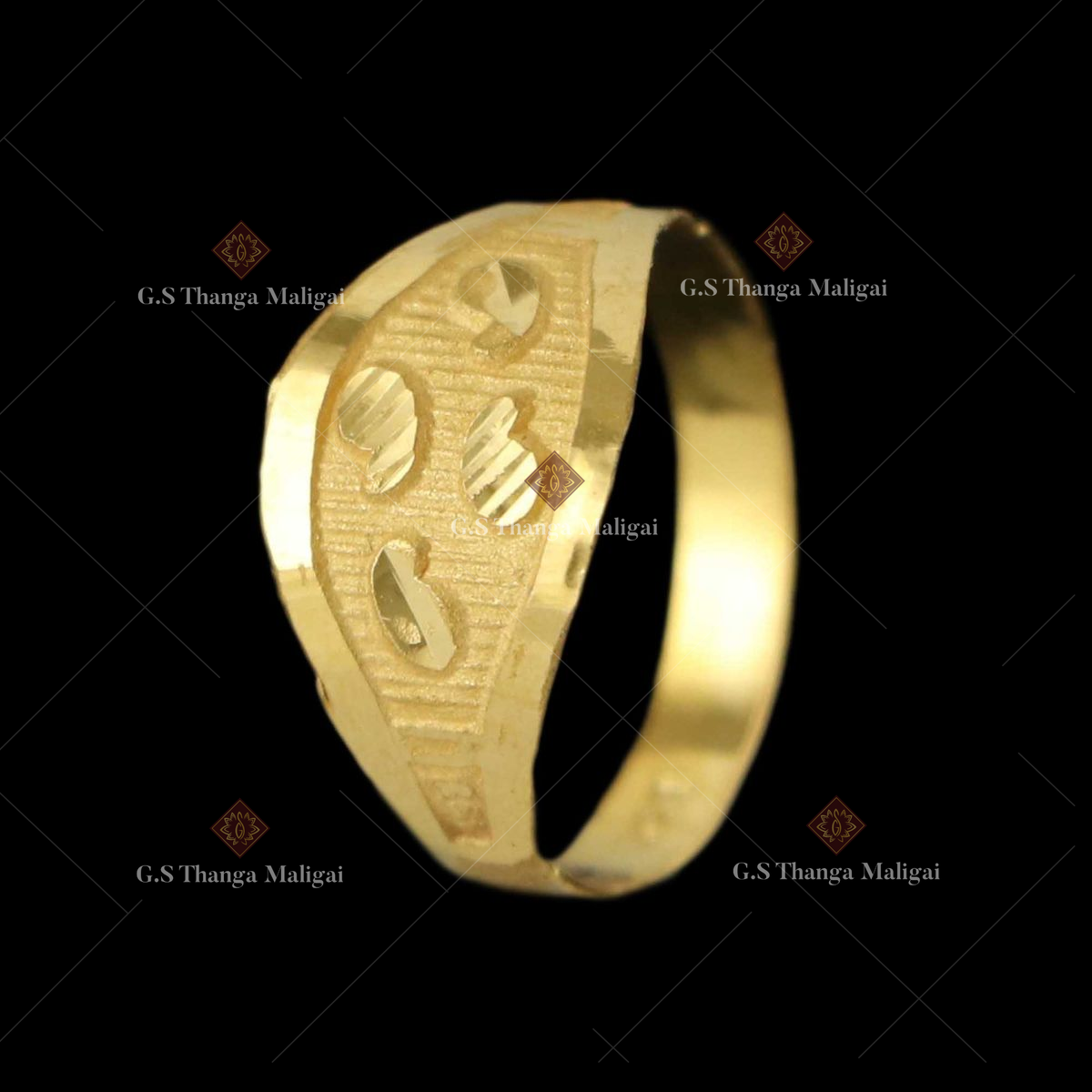 Indian Gold Ring (22 Karat) - BjRi9031 - 22kt Gold Baby Ring (classic  Indian style) From 6 months to 2 yrs.