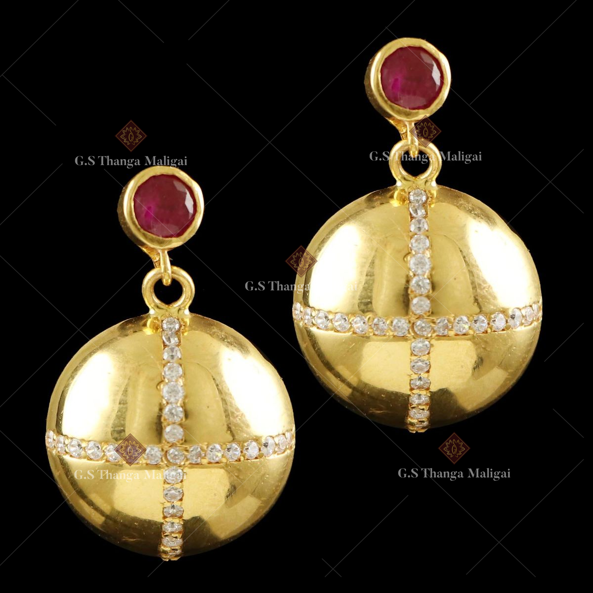 Adorn yourself with elegance and radiance with our exquisite 22kt Gold  Earrings - Bafleh Jewellery
