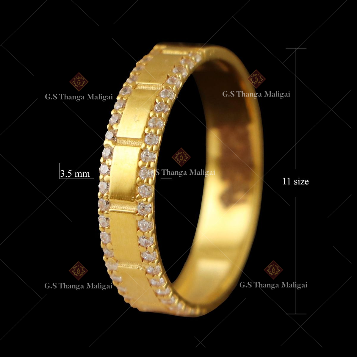 18K Pure Gold Couple Ring | 18K Gold Rings | Engagement Rings – Tala Gold  Collection
