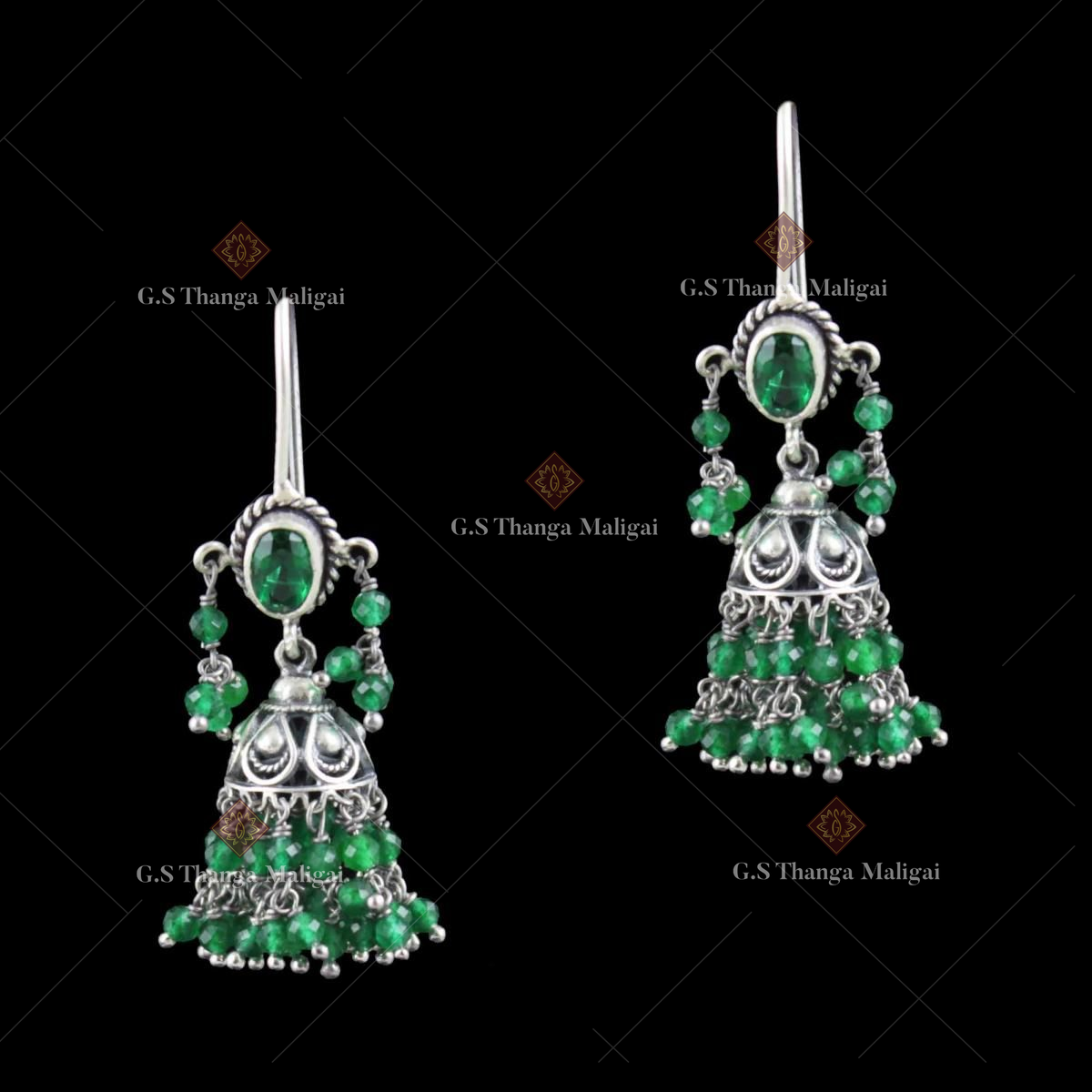 Pick Me 925 silver hanging earrings with Hyderabad fresh water pearls! –  Malparara