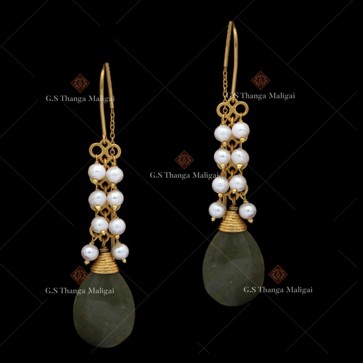 Gold Aquamarine Earrings, March Birthstone Earrings, 14k GF Freshwater